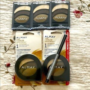 NWT⭐️LOT of 5 ALMAY EYESHADOWS (1 is a BONUS PKG w/Eyeliner).